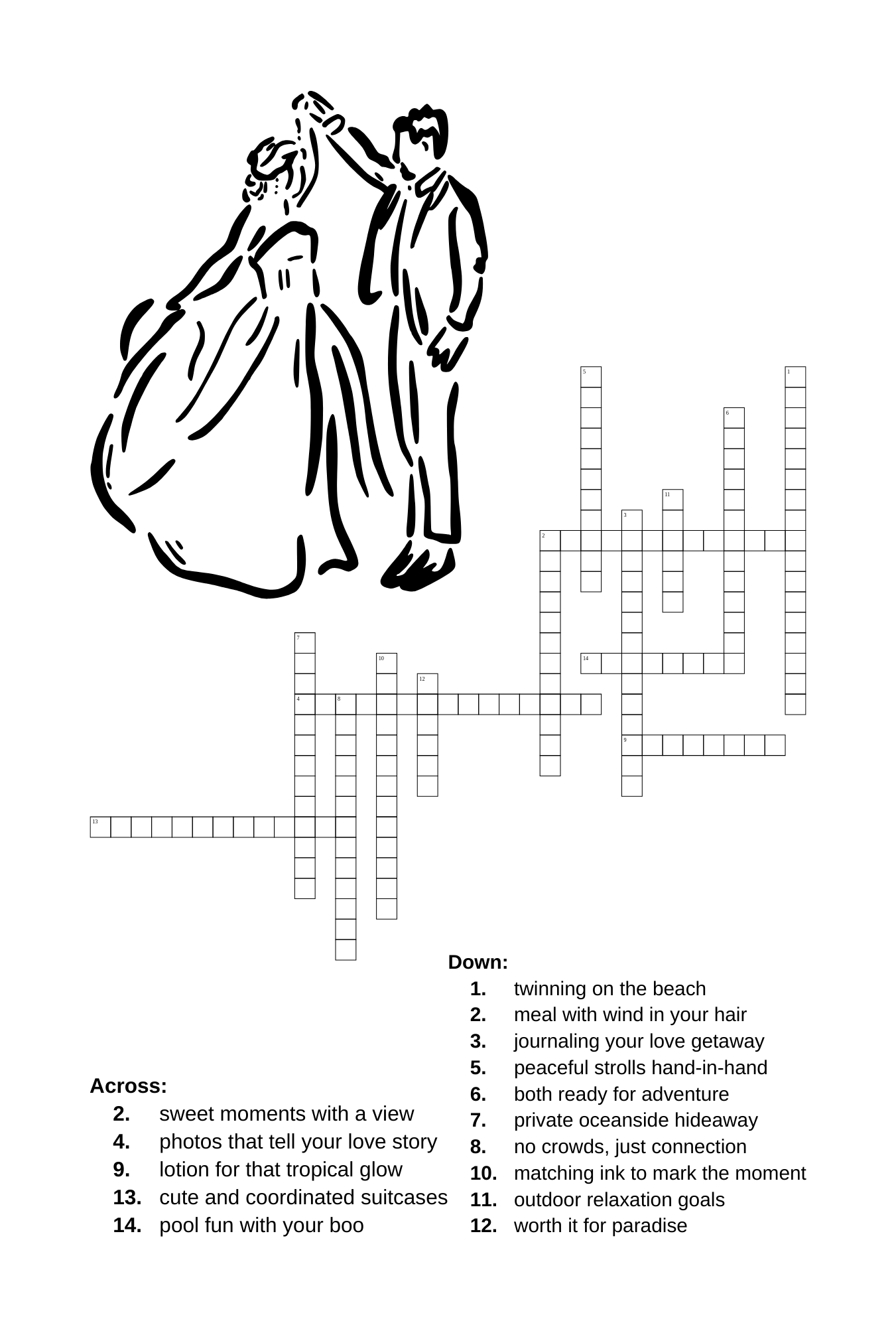 Say I Do to the Clues Bridal Puzzle Book | Wedding Shower Activity Printable | Romantic Games & Notes for Bridesmaids or Planners