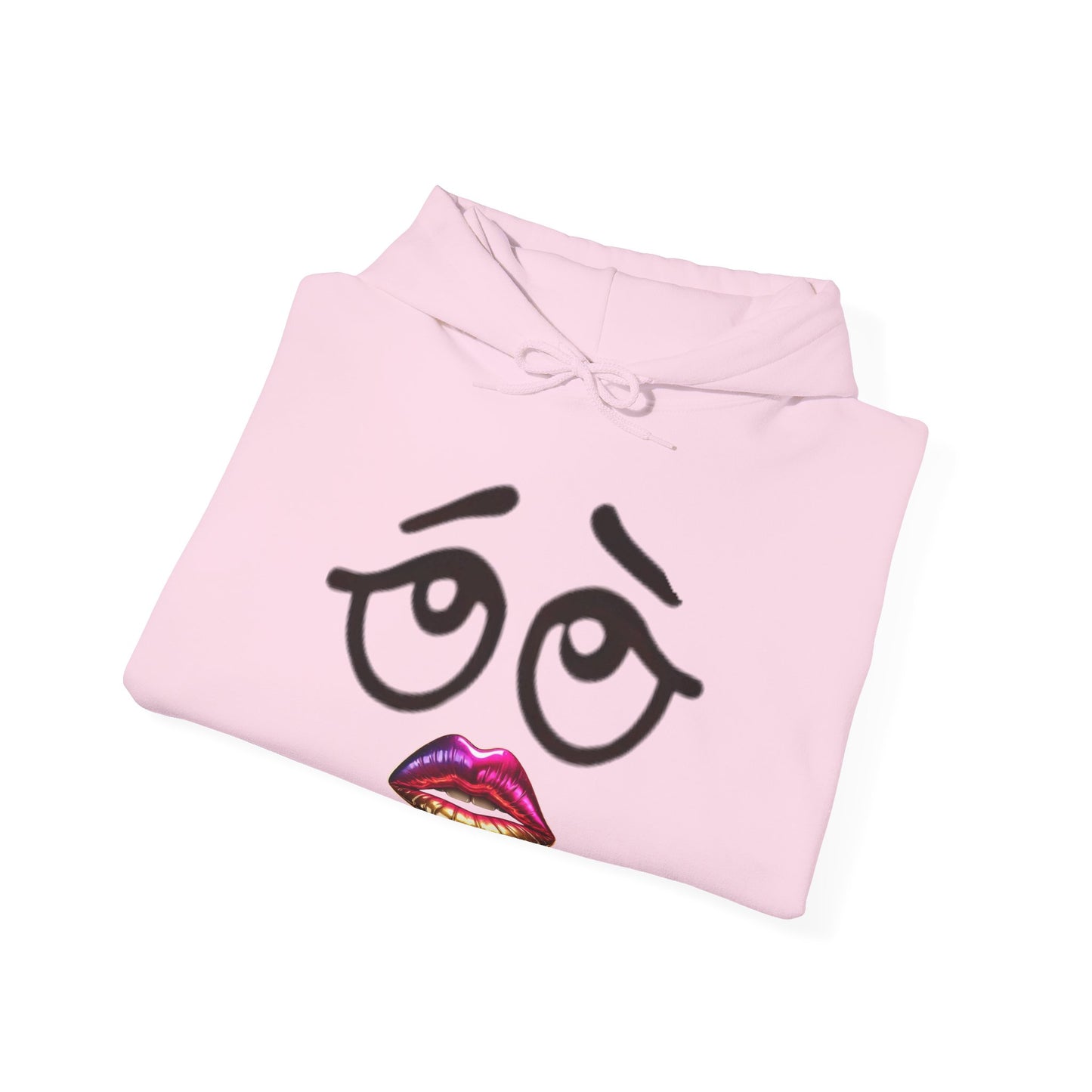 Funny Lip Print Hooded Sweatshirt