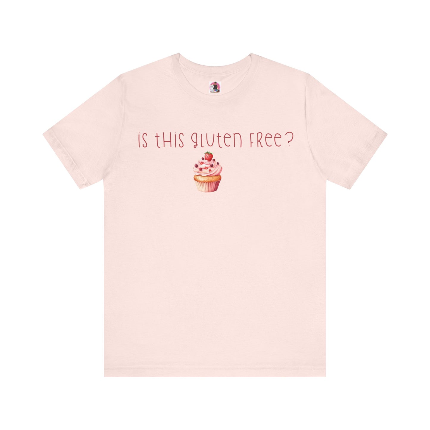 Gluten-Free Cupcake Tee, Funny Baking Shirt, Foodie Gift, Casual Wear, Chef Outfit, Festival Apparel