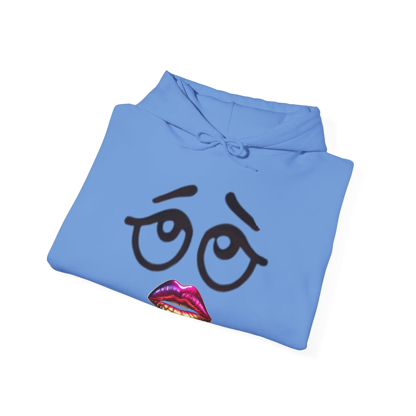 Funny Lip Print Hooded Sweatshirt
