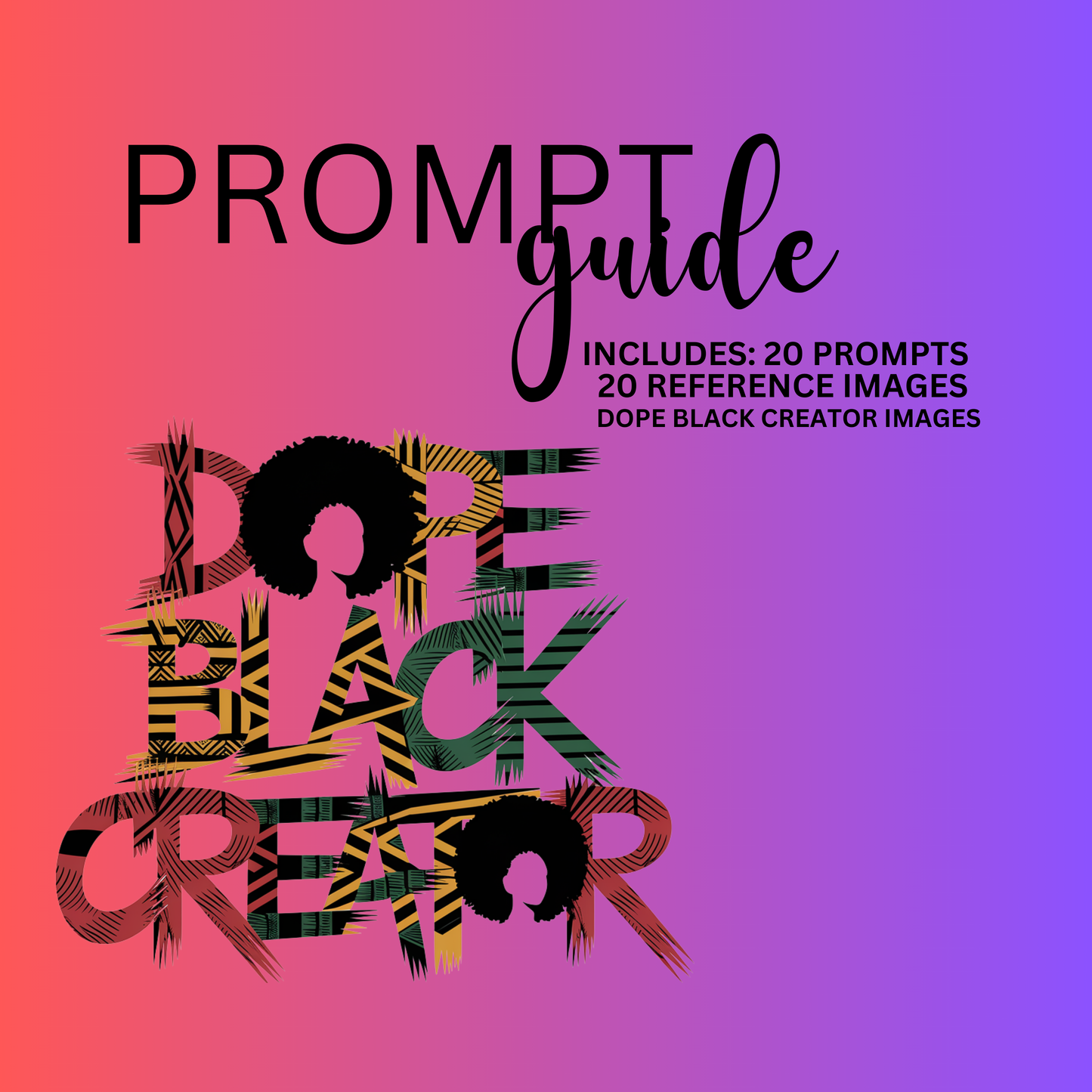 AI-Generated Prompt Bundle w/ Final Art