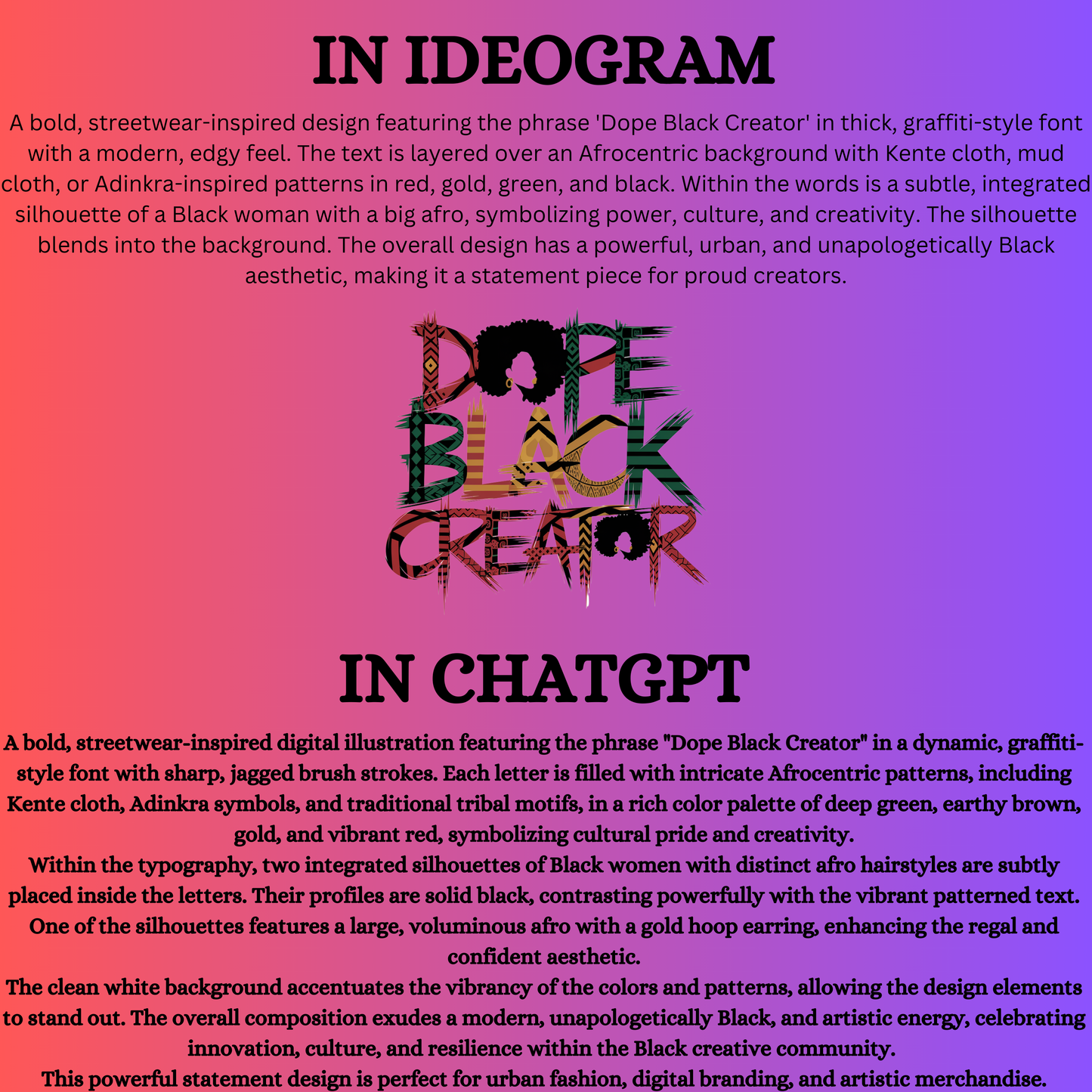 AI-Generated Prompt Bundle w/ Final Art