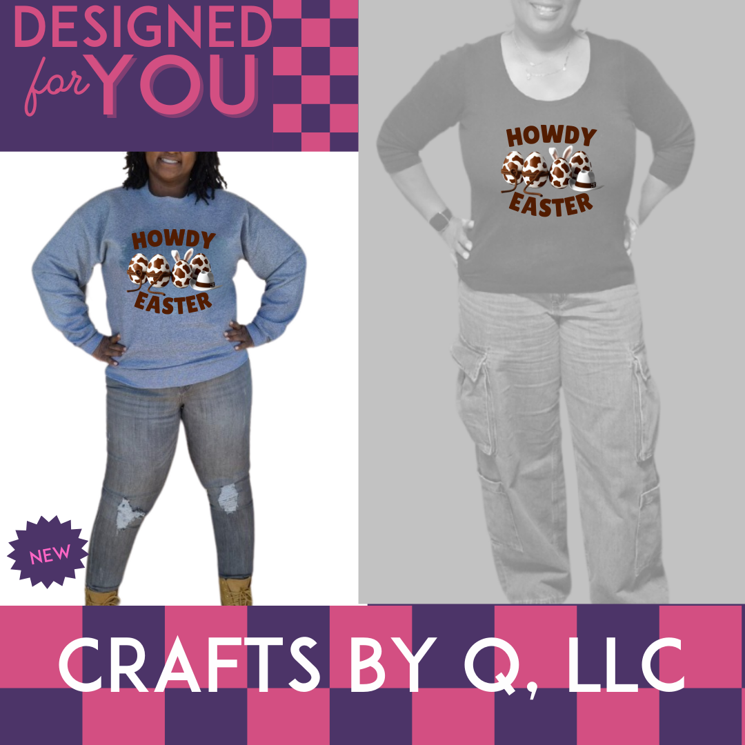 Western Easter long sleeve shirt, Howdy Easter tee, cowgirl Easter outfit, country rodeo festival shirt, rustic Easter gift, Bella+Canvas holiday long sleeve, cute Easter shirt for women, funny cowboy Easter shirt, soft cotton Easter graphic tee, stylish country Easter shirt