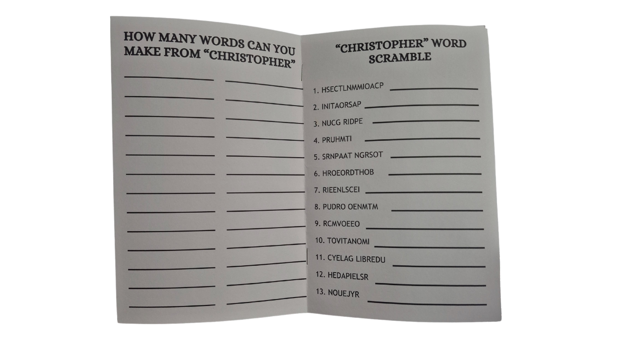 Custom Event Booklet – Glossy, Full-Color Program | Graduation, Wedding, Memorial, Retirement | Made-to-Order & Personalizable