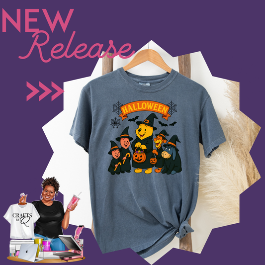 Witchy Halloween Shirt for Adults | Cute Family Costume Tee | Soft Cotton Unisex Fit | Trick or Treat Shirt