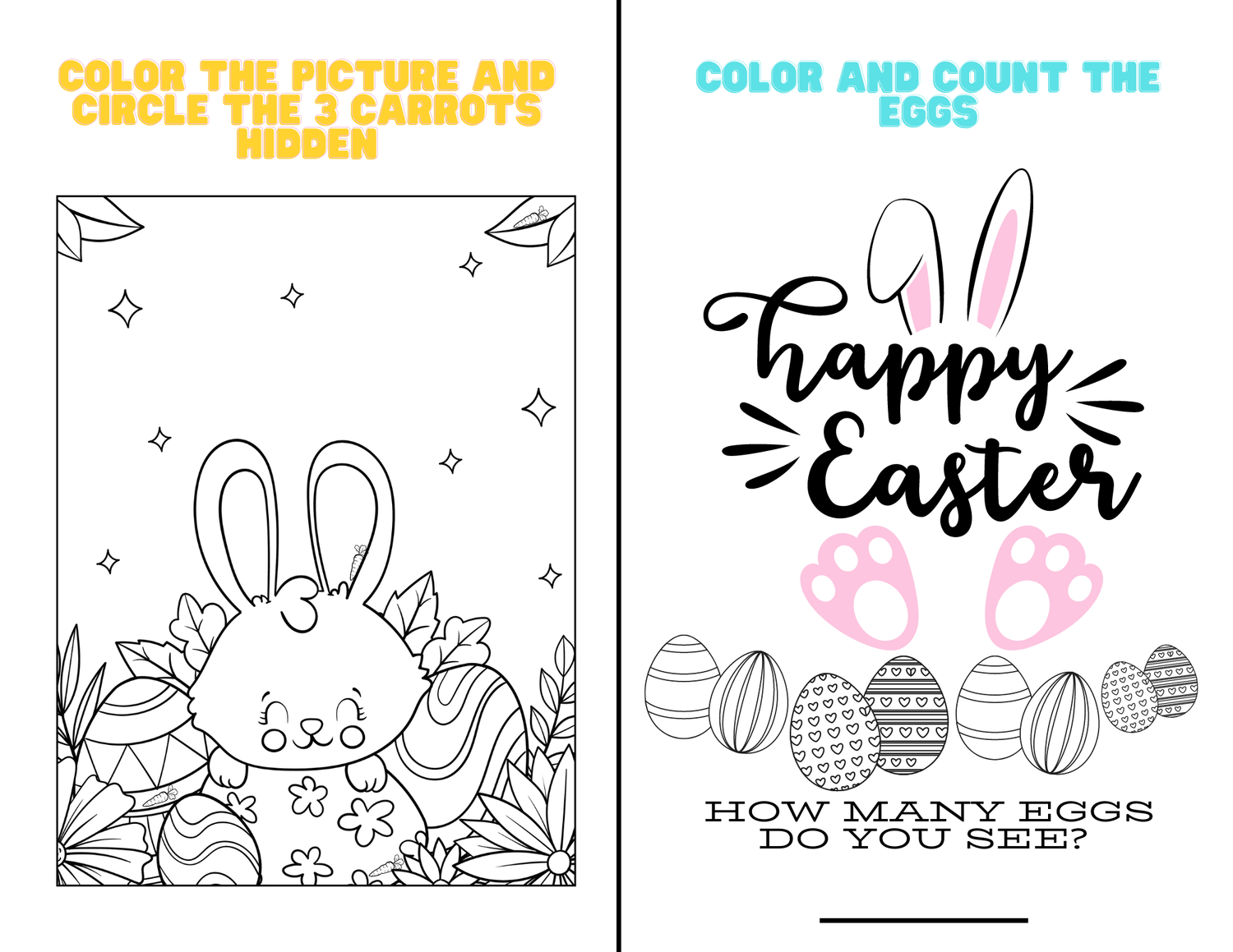 easter activity book - Crafts By Q LLC