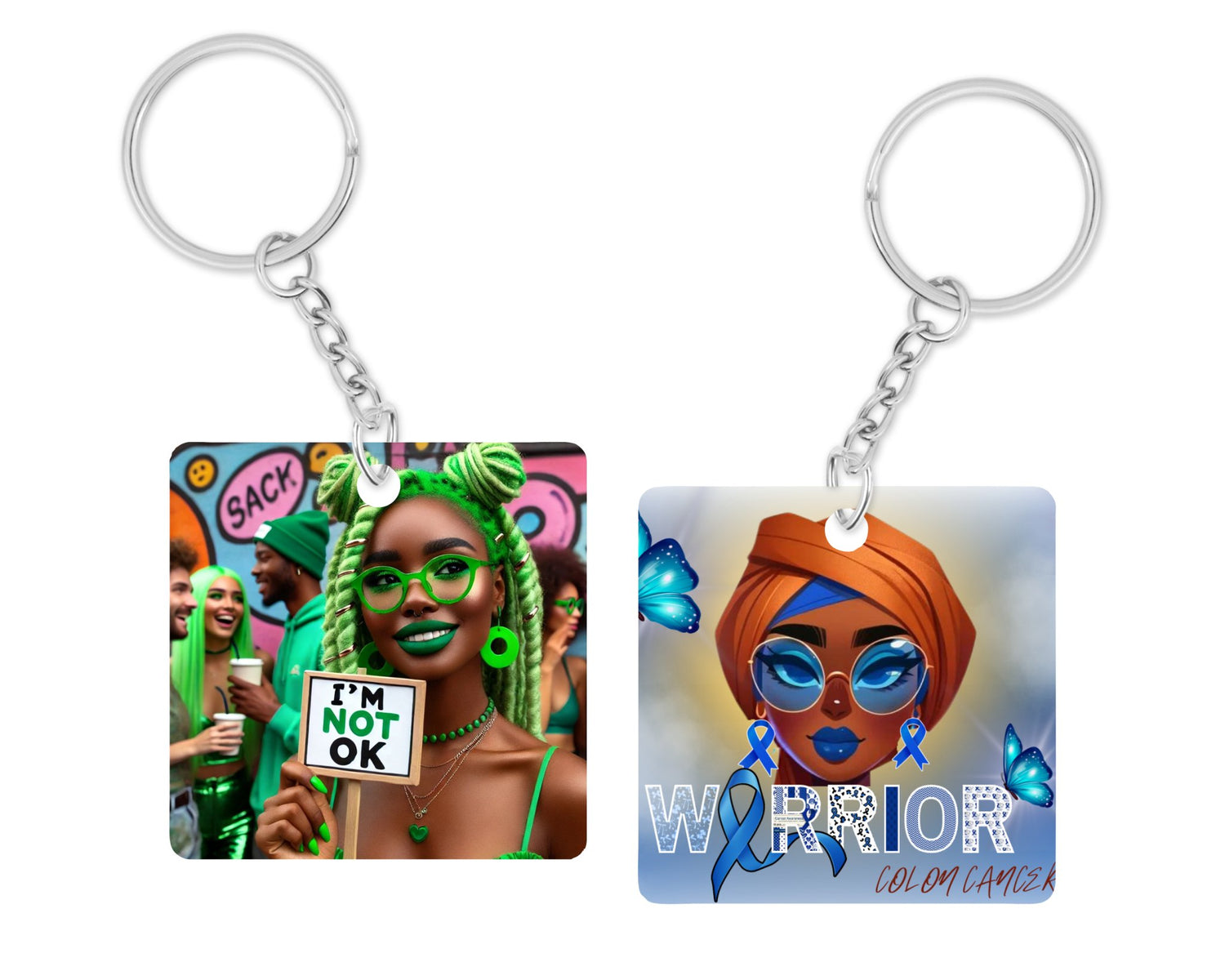 KEY CHAIN TEMPLATE - Crafts By Q LLC