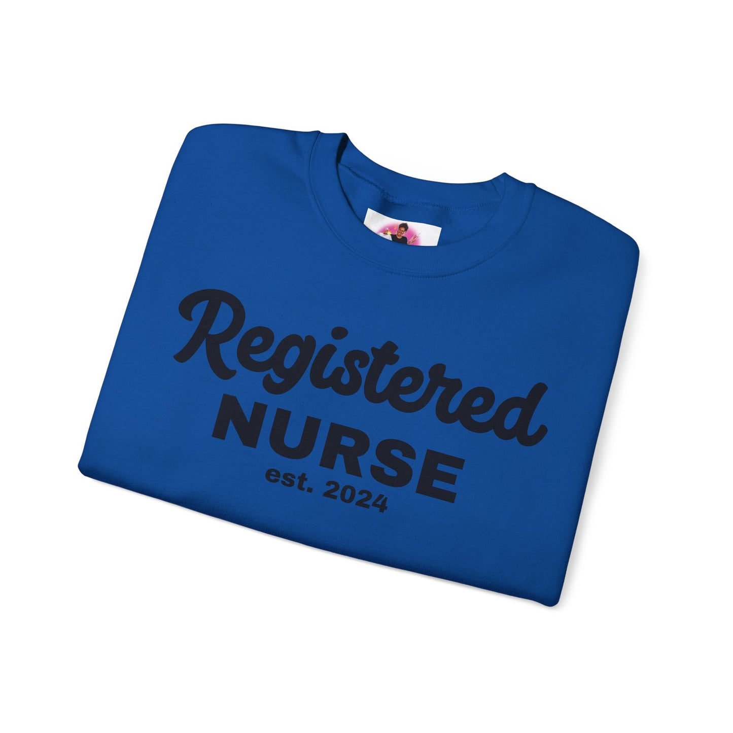 Registered Nurse Crewneck Sweatshirt - Est. 2024 - Perfect Gift for Healthcare Professionals