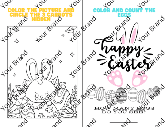 easter activity book template