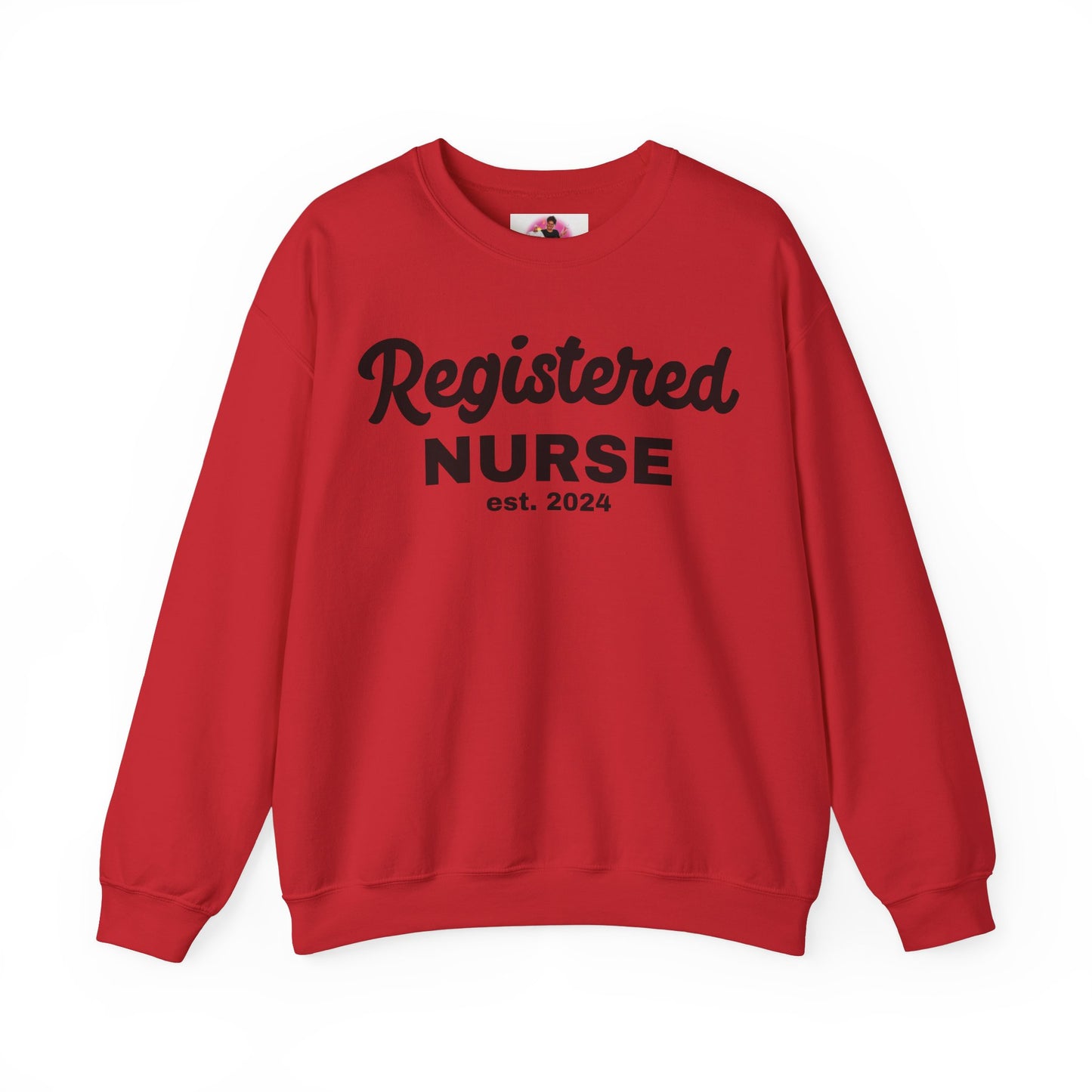 Registered Nurse Crewneck Sweatshirt - Est. 2024 - Perfect Gift for Healthcare Professionals