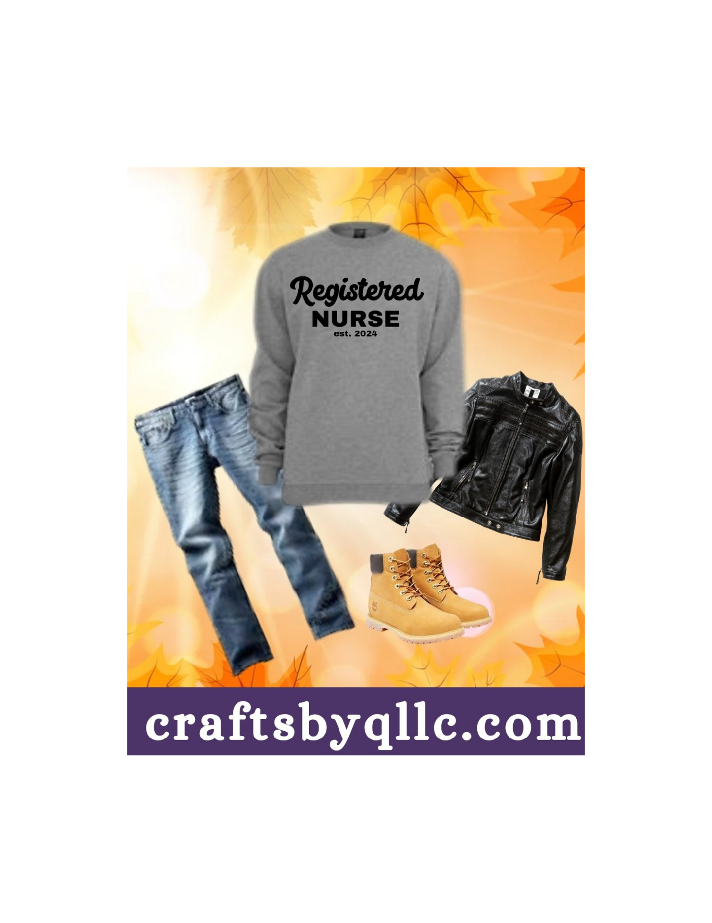 Registered Nurse Crewneck Sweatshirt - Est. 2024 - Perfect Gift for Healthcare Professionals