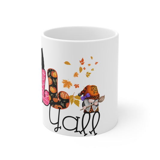 Fall-Themed 11oz Mug - Perfect for Autumn Lovers and Halloween Celebrations!