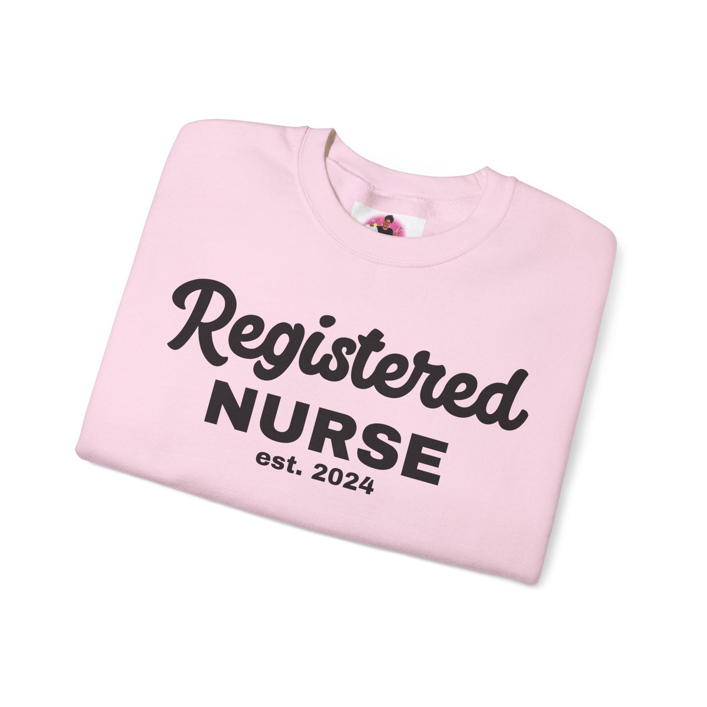 Registered Nurse Crewneck Sweatshirt - Est. 2024 - Perfect Gift for Healthcare Professionals