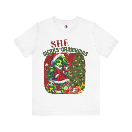 Merry She Grinchmas Tee