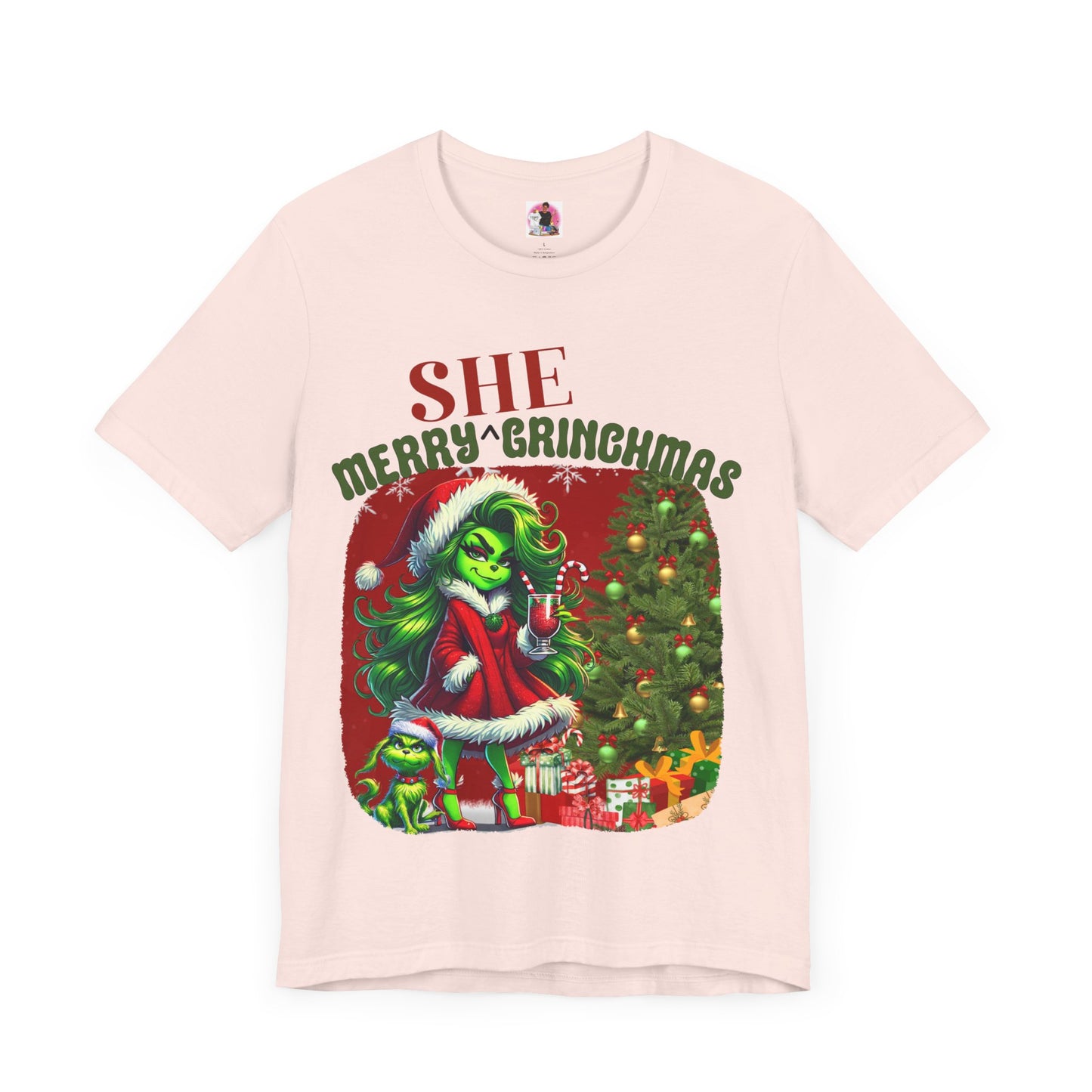 Merry She Grinchmas Tee