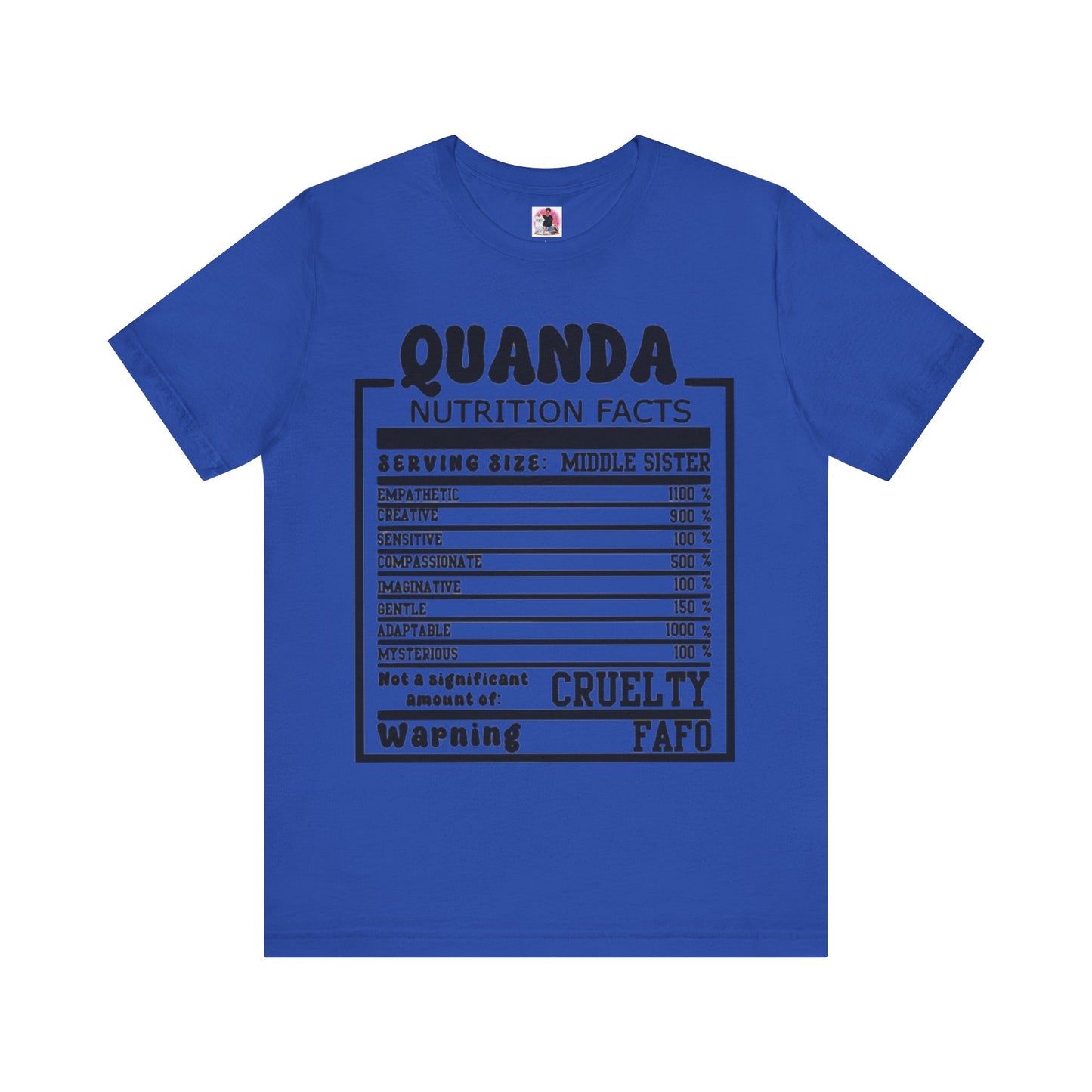 Classic Name Label Tee - Unisex Jersey Short Sleeve