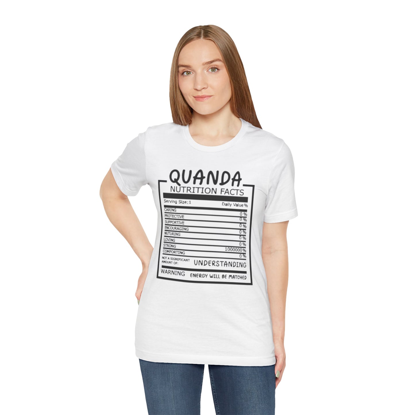 Name Nutrition Facts Tee