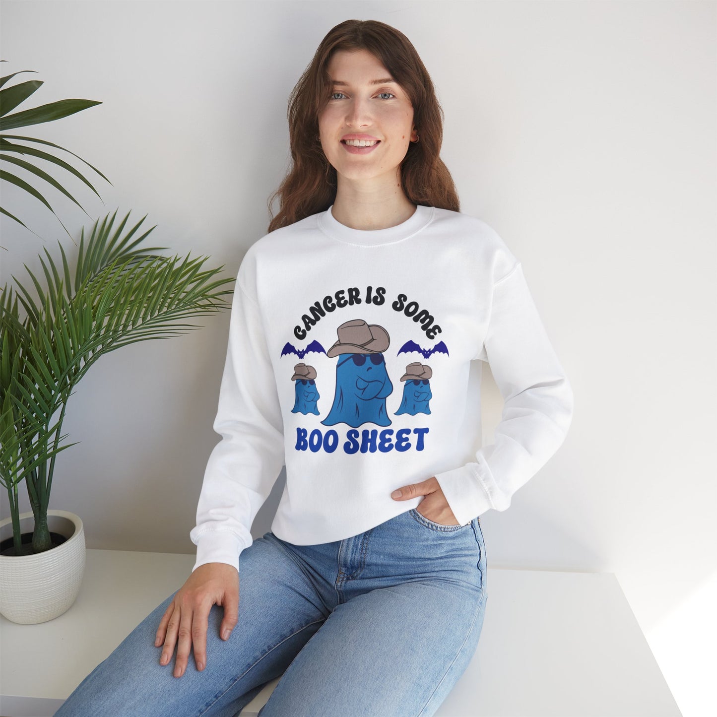 Cancer is Boo Sheet Unisex Sweatshirt