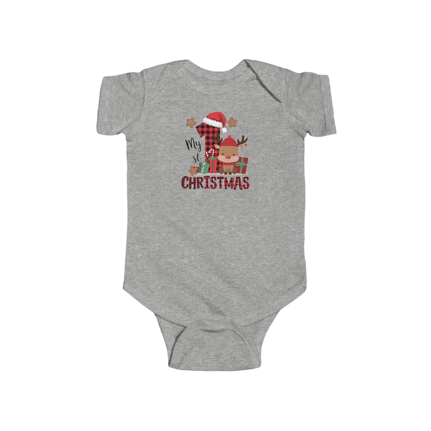 My 1st Christmas Bodysuit - Cute Holiday Infant Outfit