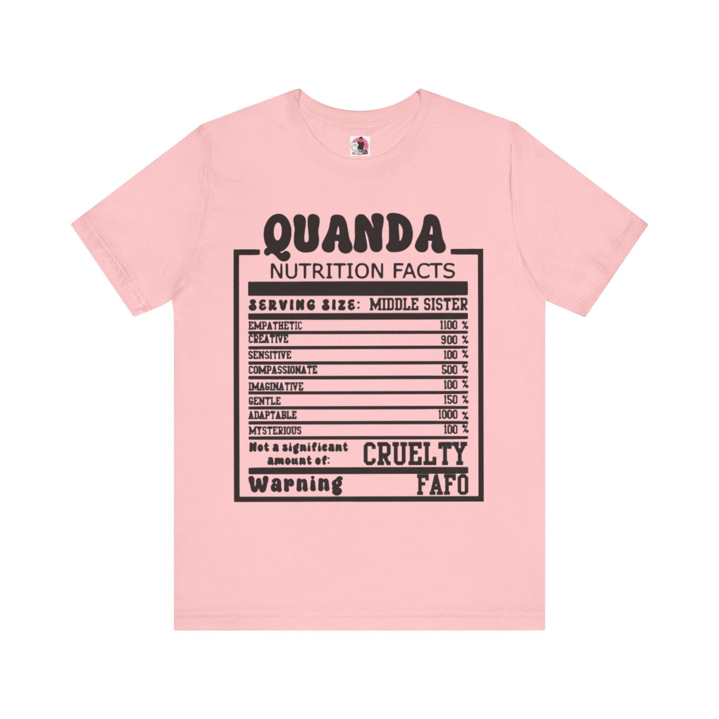 Classic Name Label Tee - Unisex Jersey Short Sleeve