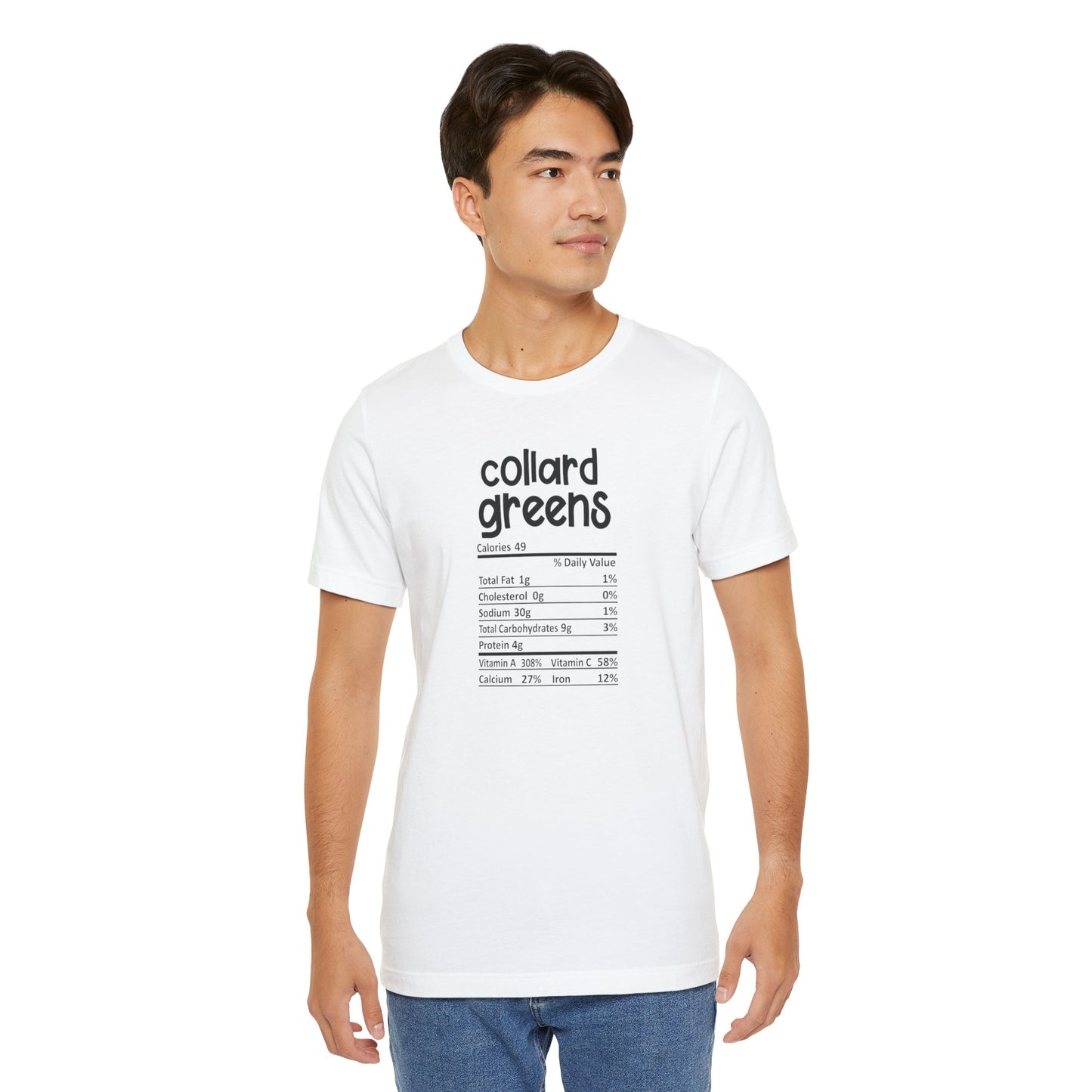 Collard Greens Tee - Fun Foodie Graphic Shirt for Cooking Enthusiasts