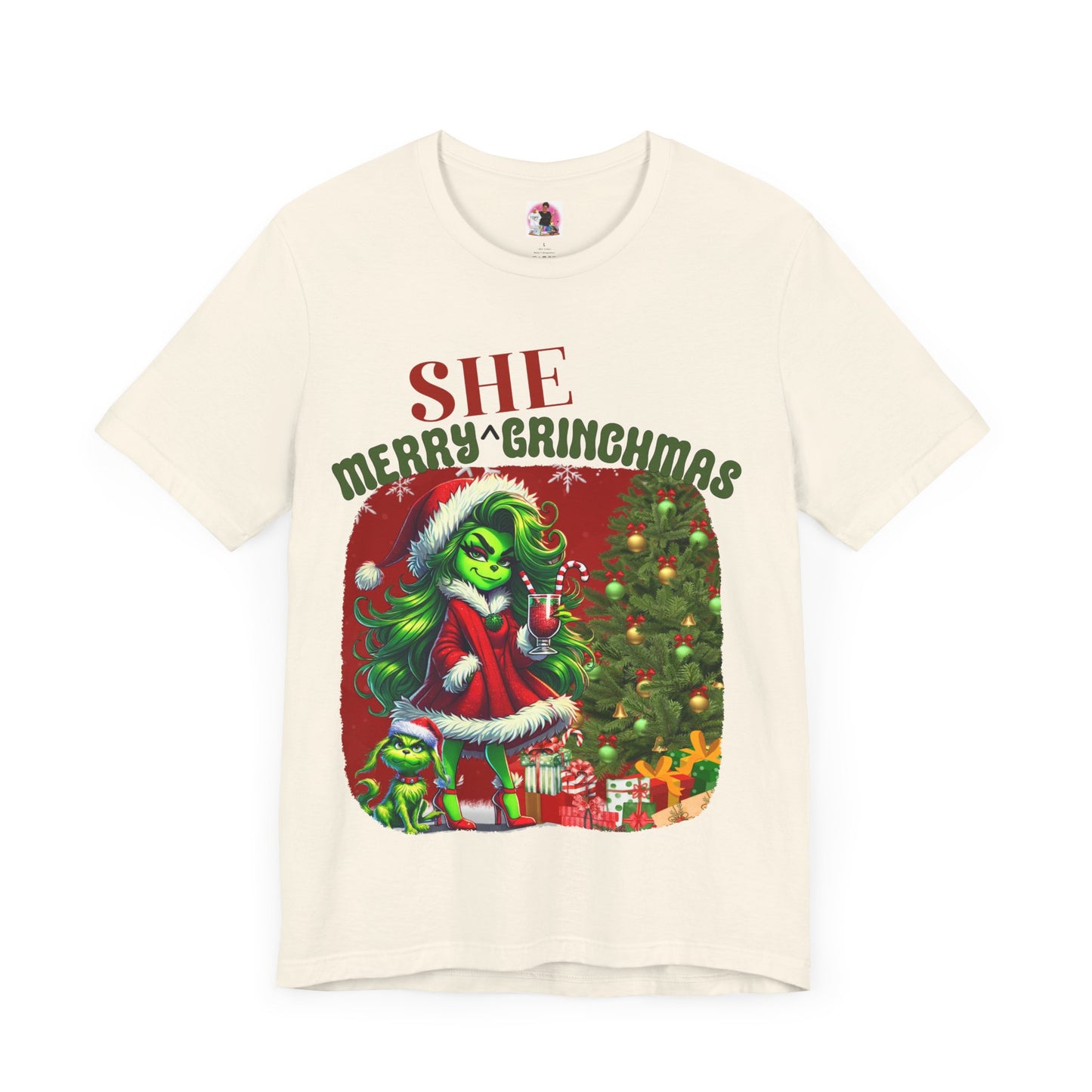 Merry She Grinchmas Tee