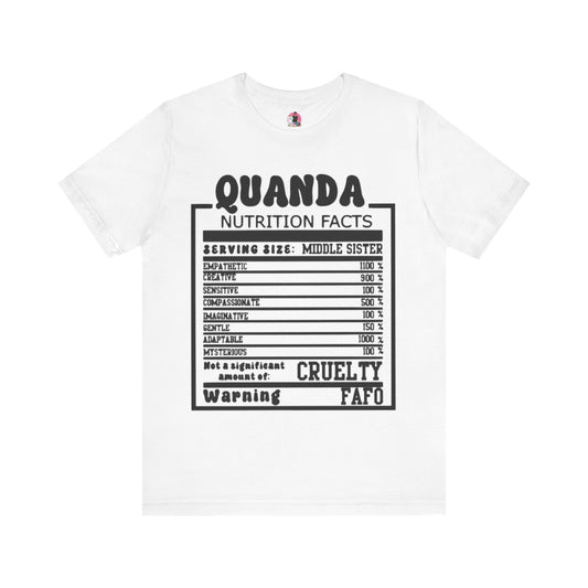 Classic Name Label Tee - Unisex Jersey Short Sleeve