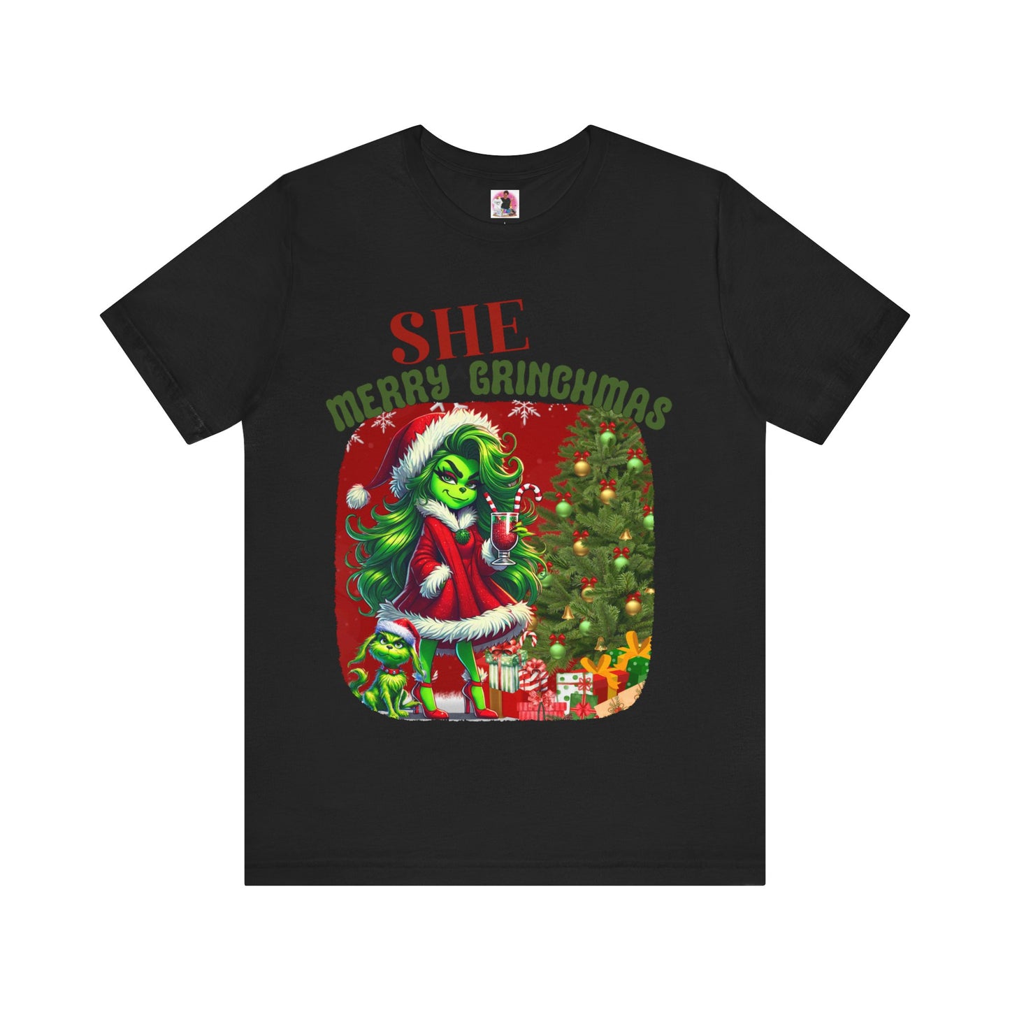 Merry She Grinchmas Tee