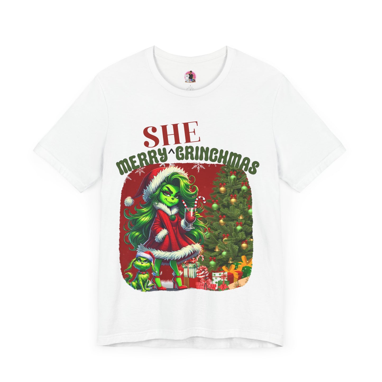 Merry She Grinchmas Tee