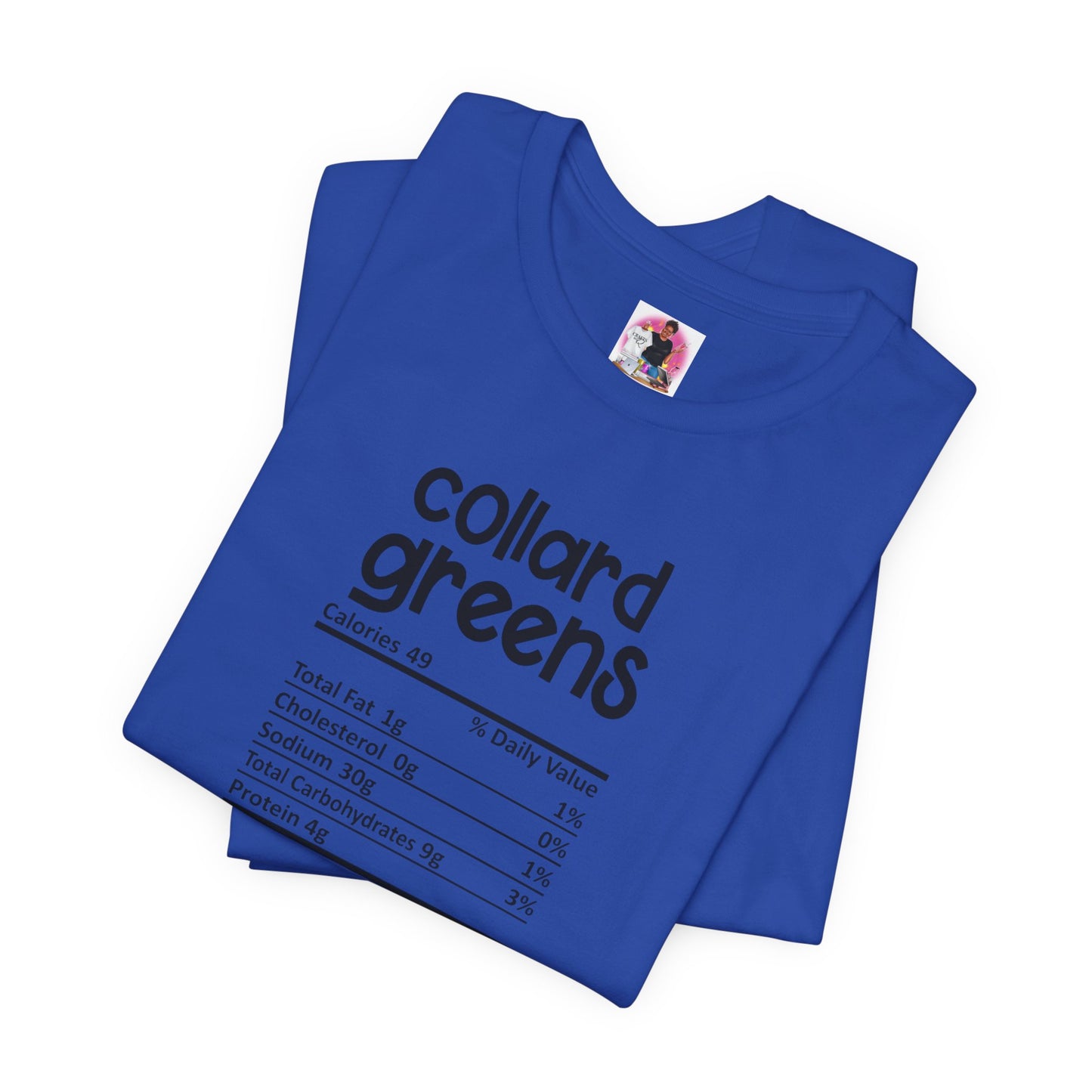 Collard Greens Tee - Fun Foodie Graphic Shirt for Cooking Enthusiasts