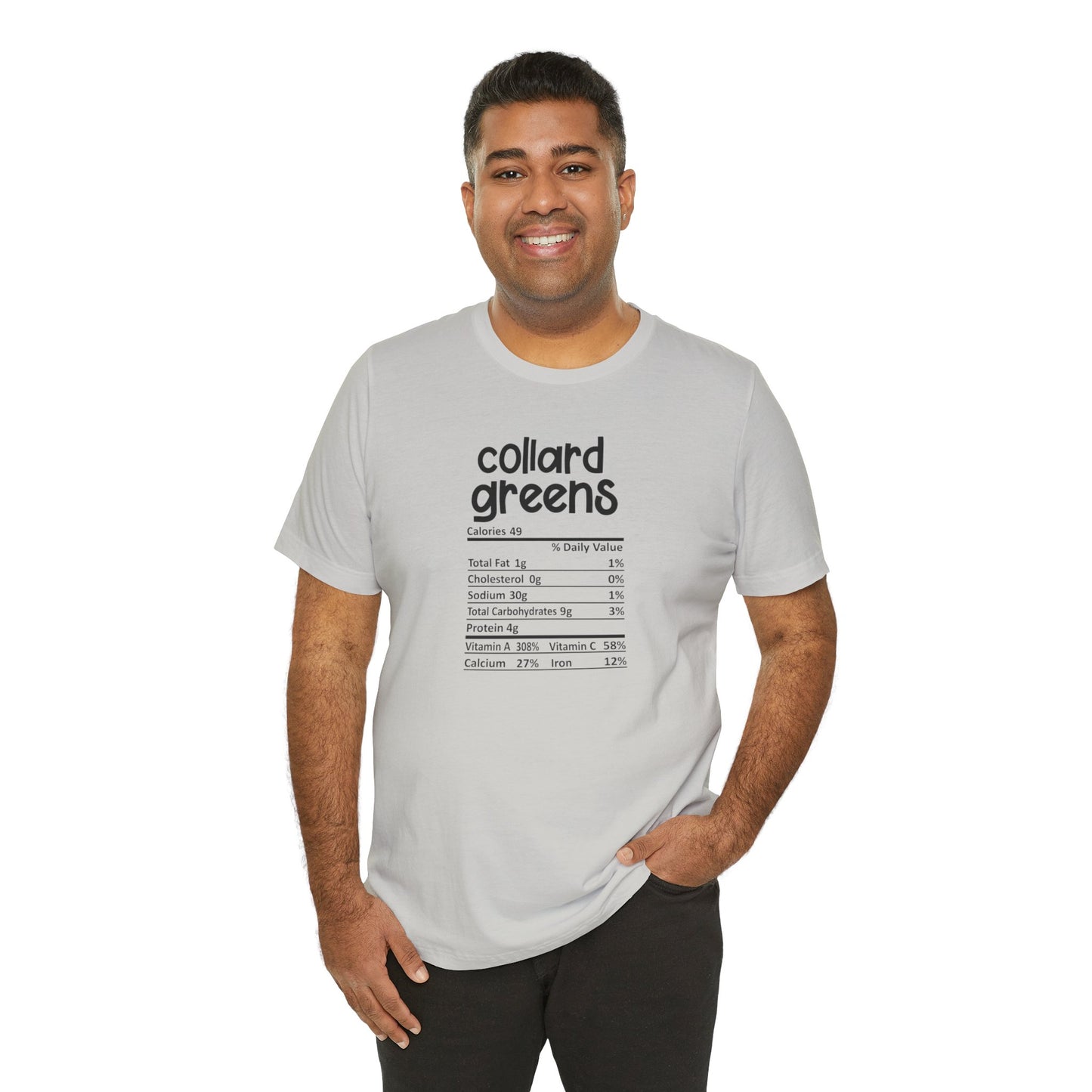 Collard Greens Tee - Fun Foodie Graphic Shirt for Cooking Enthusiasts