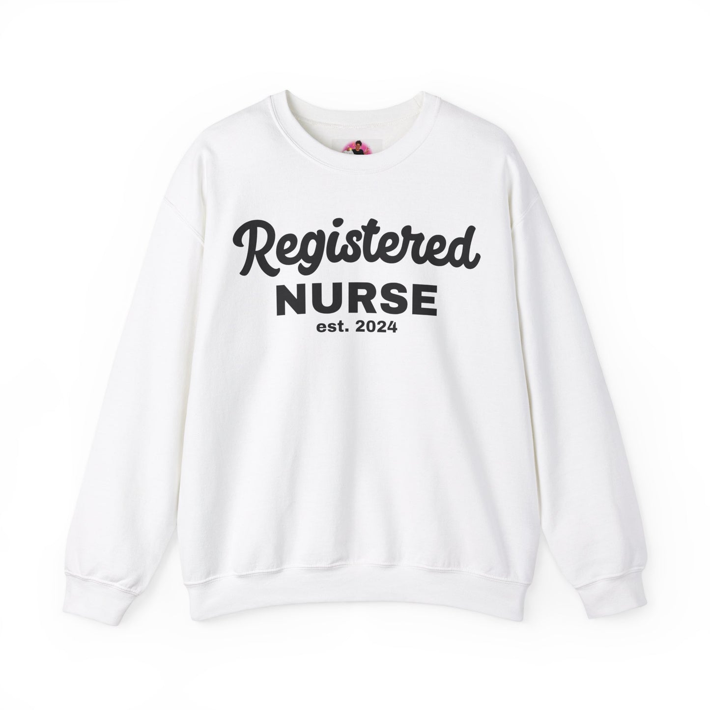 Registered Nurse Crewneck Sweatshirt - Est. 2024 - Perfect Gift for Healthcare Professionals