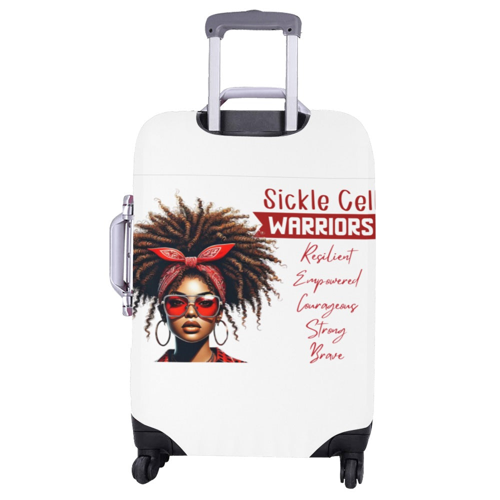 Sickle cell Awareness Luggage Cover/Large 26"-28"