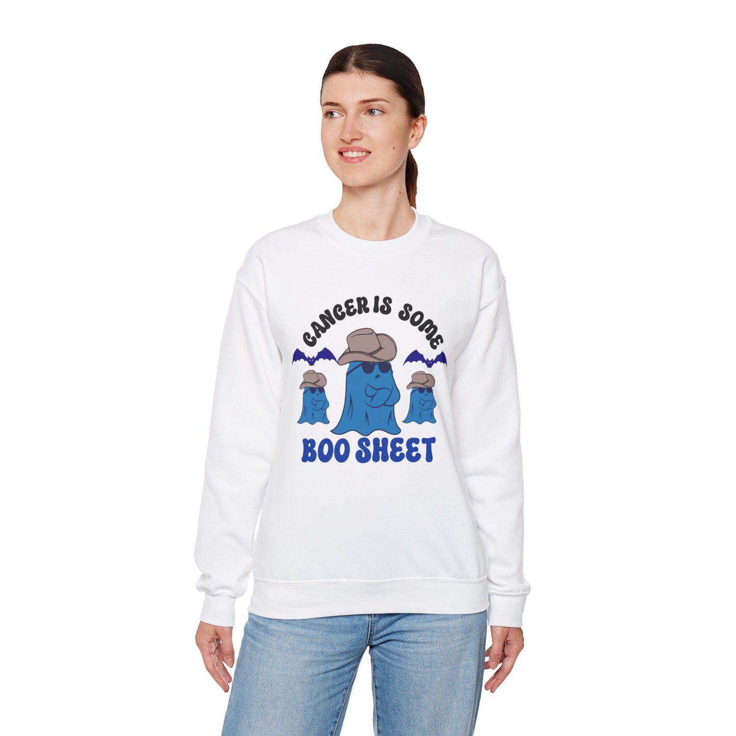 Cancer is Boo Sheet Unisex Sweatshirt