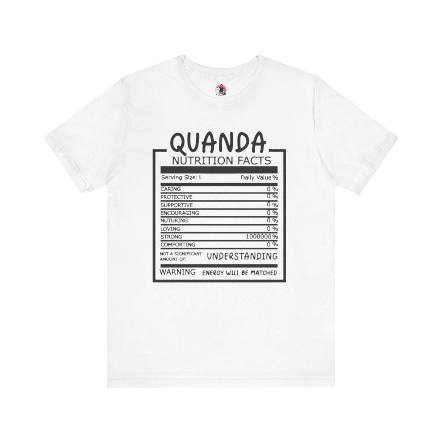 Name Nutrition Facts Tee