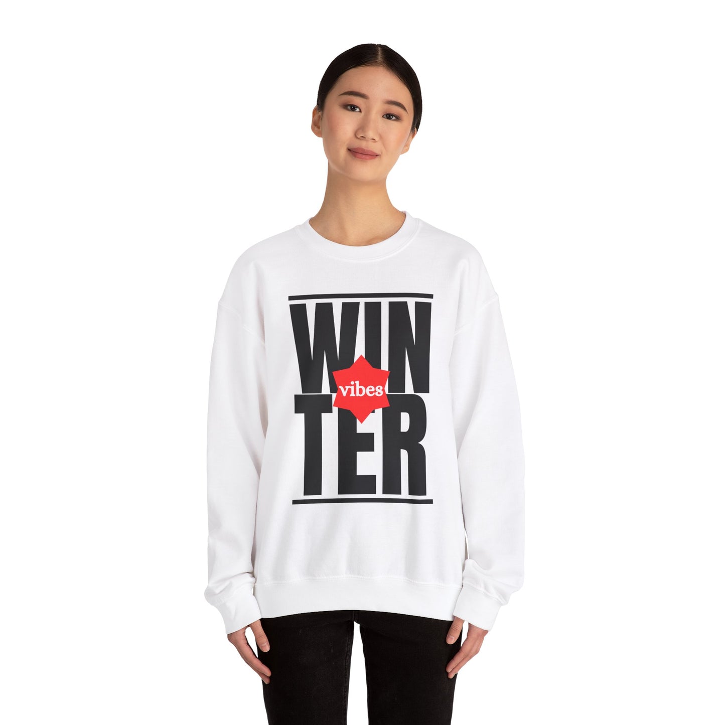 Winter Vibes Crewneck Sweatshirt - Cozy & Stylish