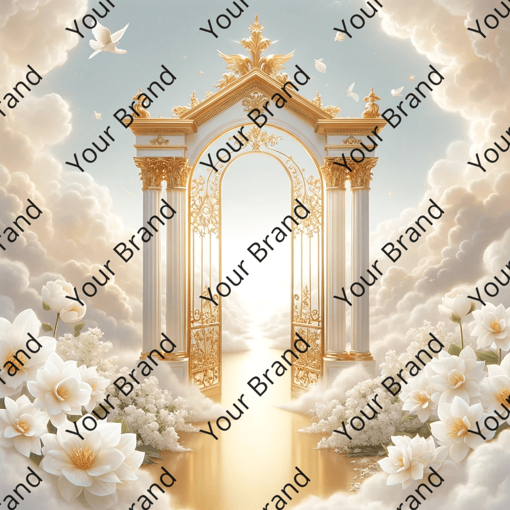 digital memorial background bundle