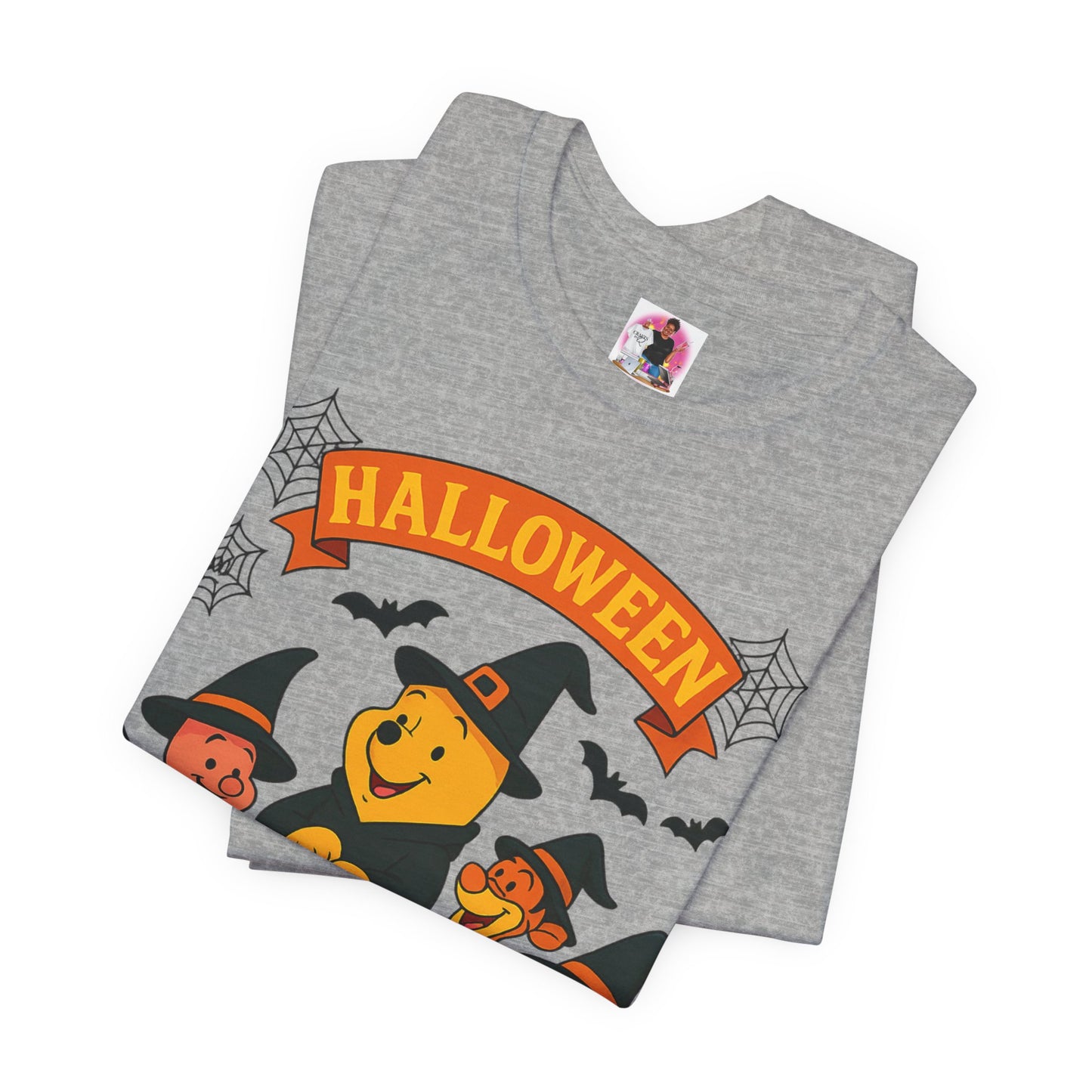 halloween shirt, spooky tee, fall family shirt, trick or treat tee, adult costume tee, kids halloween, soft cotton tee, unisex witch tee, bella canvas tee, cartoon witch tee, cute halloween, family group tee, themed party tee, haunted house tee, matching costume, halloween outfit, fall shirt vibe6