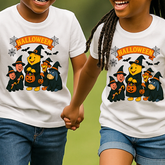 halloween shirt, spooky tee, fall family shirt, trick or treat tee, adult costume tee, kids halloween, soft cotton tee, unisex witch tee, bella canvas tee, cartoon witch tee, cute halloween, family group tee, themed party tee, haunted house tee, matching costume, halloween outfit, fall shirt vibe