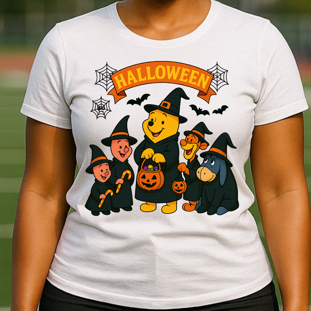 halloween shirt, spooky tee, fall family shirt, trick or treat tee, adult costume tee, kids halloween, soft cotton tee, unisex witch tee, bella canvas tee, cartoon witch tee, cute halloween, family group tee, themed party tee, haunted house tee, matching costume, halloween outfit, fall shirt vibe1