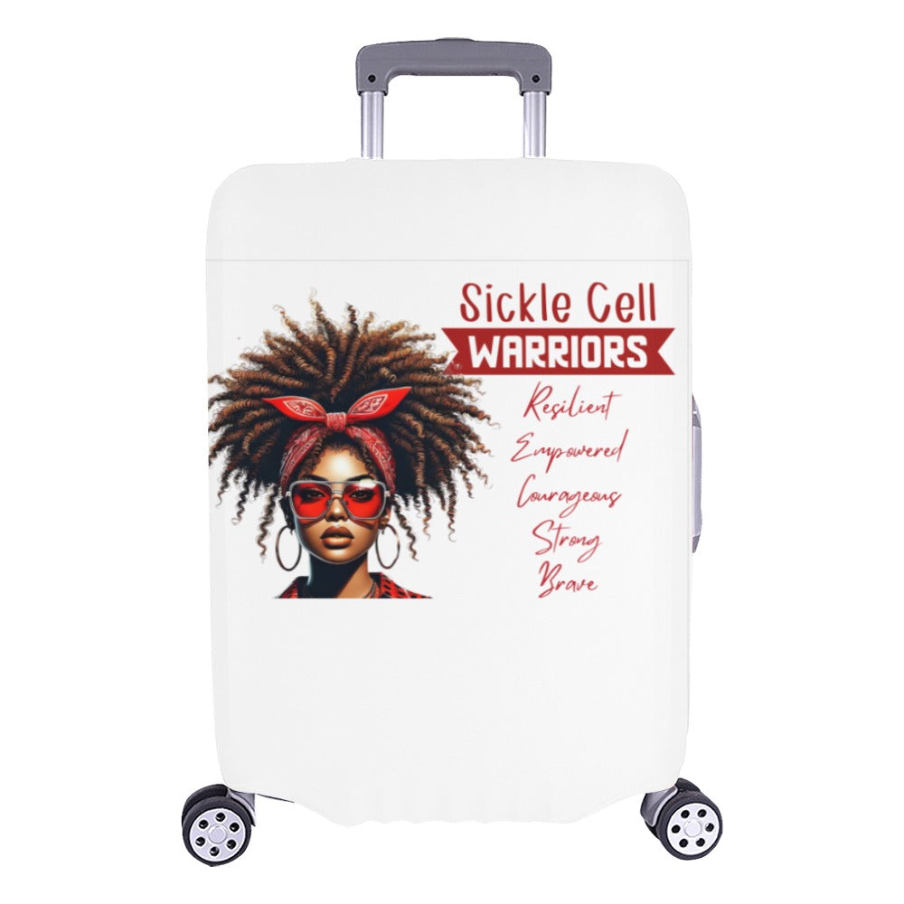 Sickle cell Awareness Luggage Cover/Large 26"-28"