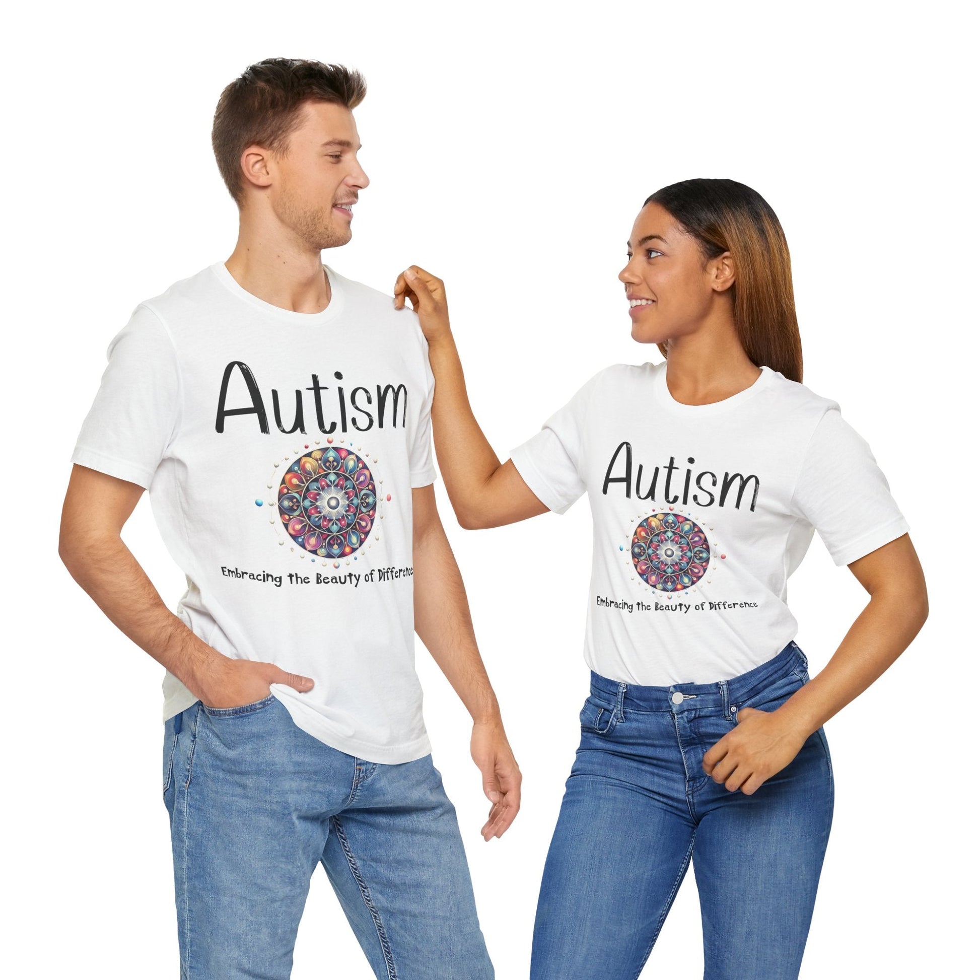 Autism Awareness Unisex Jersey Tee - Embracing the Beauty of Difference - Crafts By Q LLC