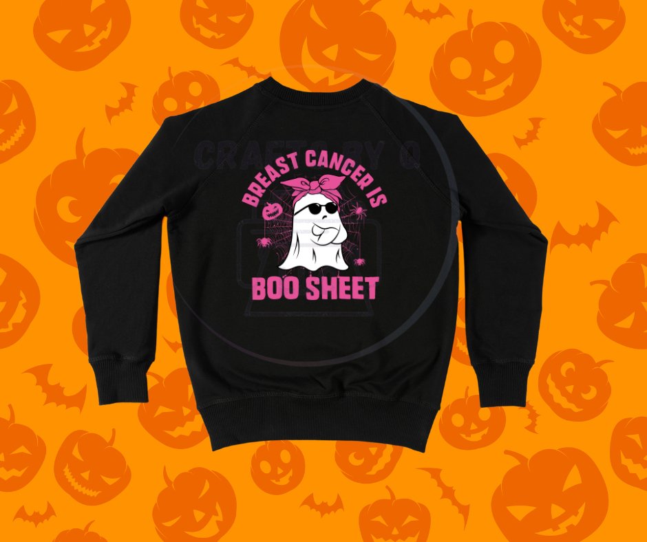 BOO SHEET sweatshirt - Crafts By Q LLC