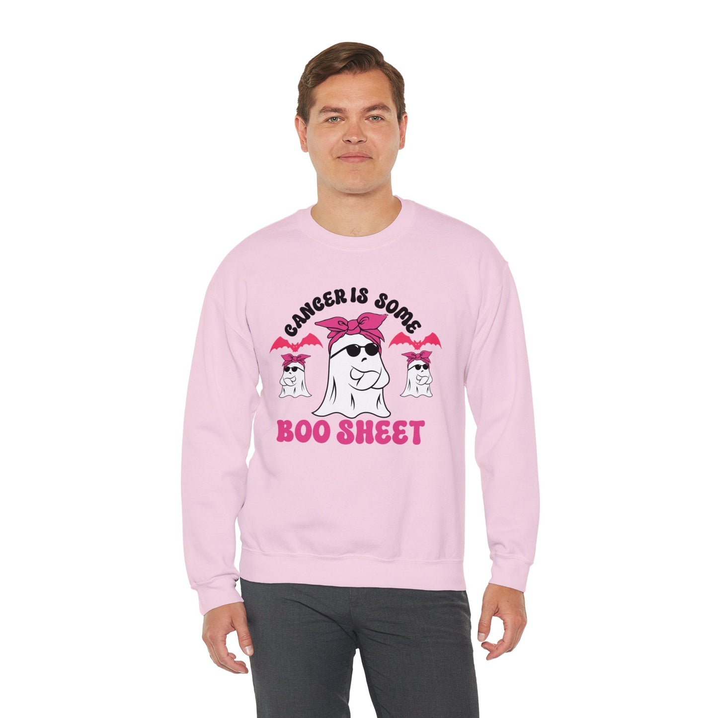 Cancer Is BOO SHEET sweatshirt - Crafts By Q LLC