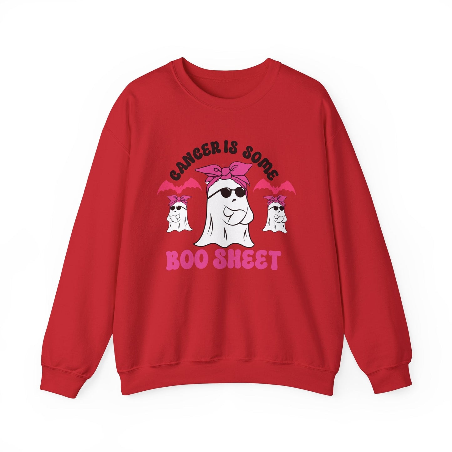 Cancer Is BOO SHEET sweatshirt - Crafts By Q LLC