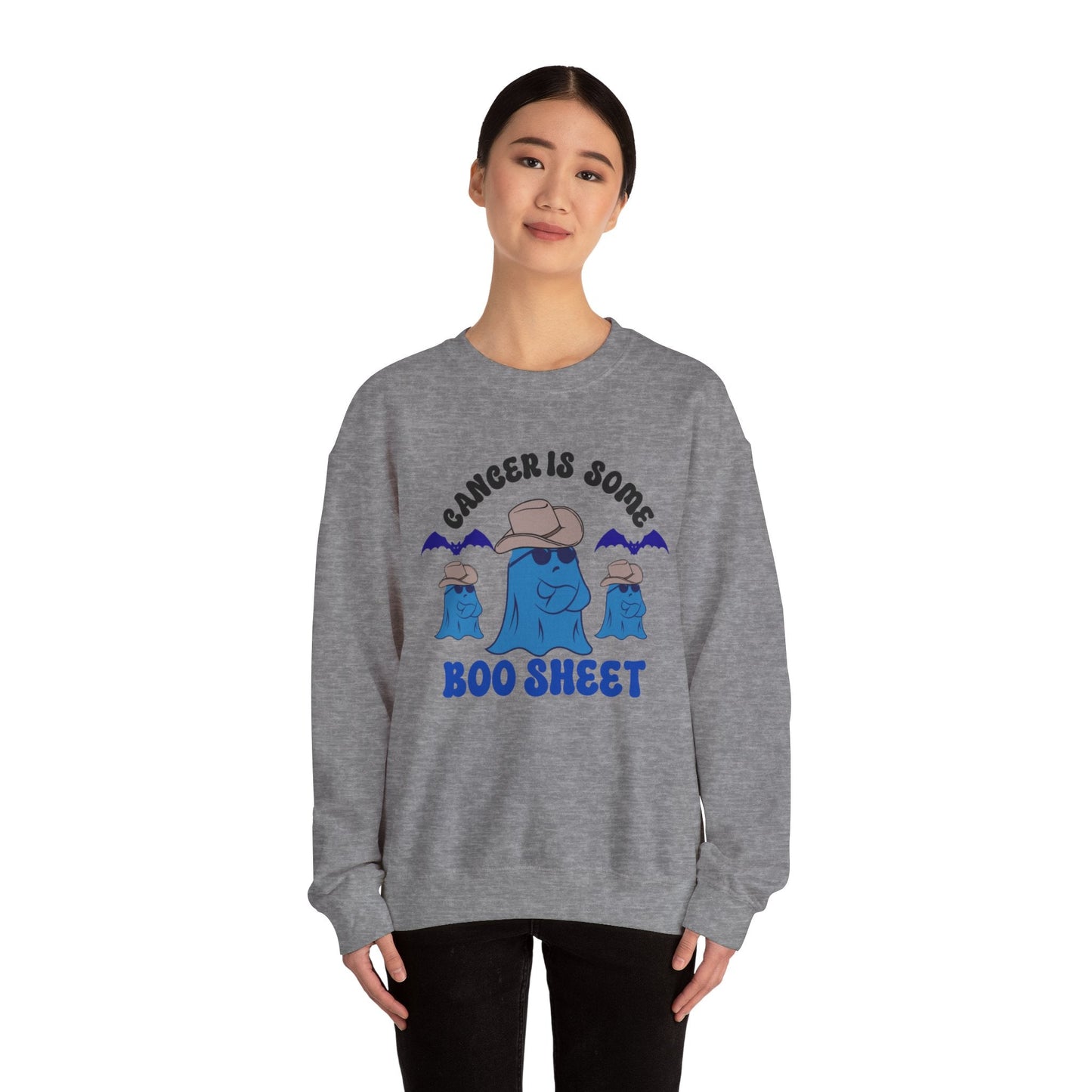 Cancer is Boo Sheet Unisex Sweatshirt - Crafts By Q LLC