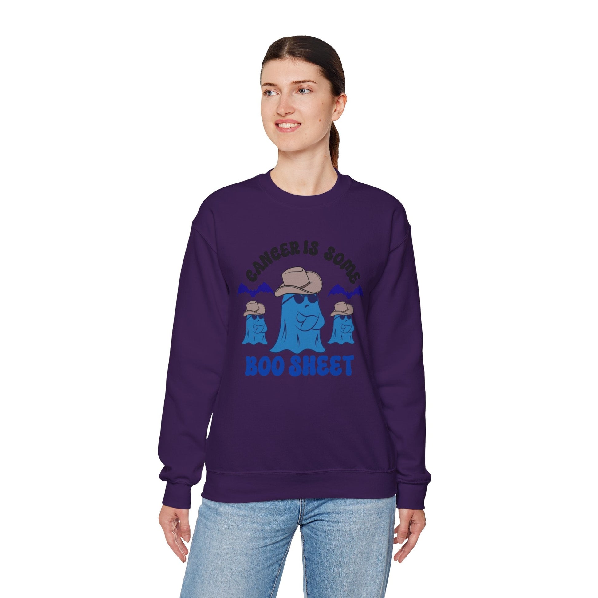 Cancer is Boo Sheet Unisex Sweatshirt - Crafts By Q LLC