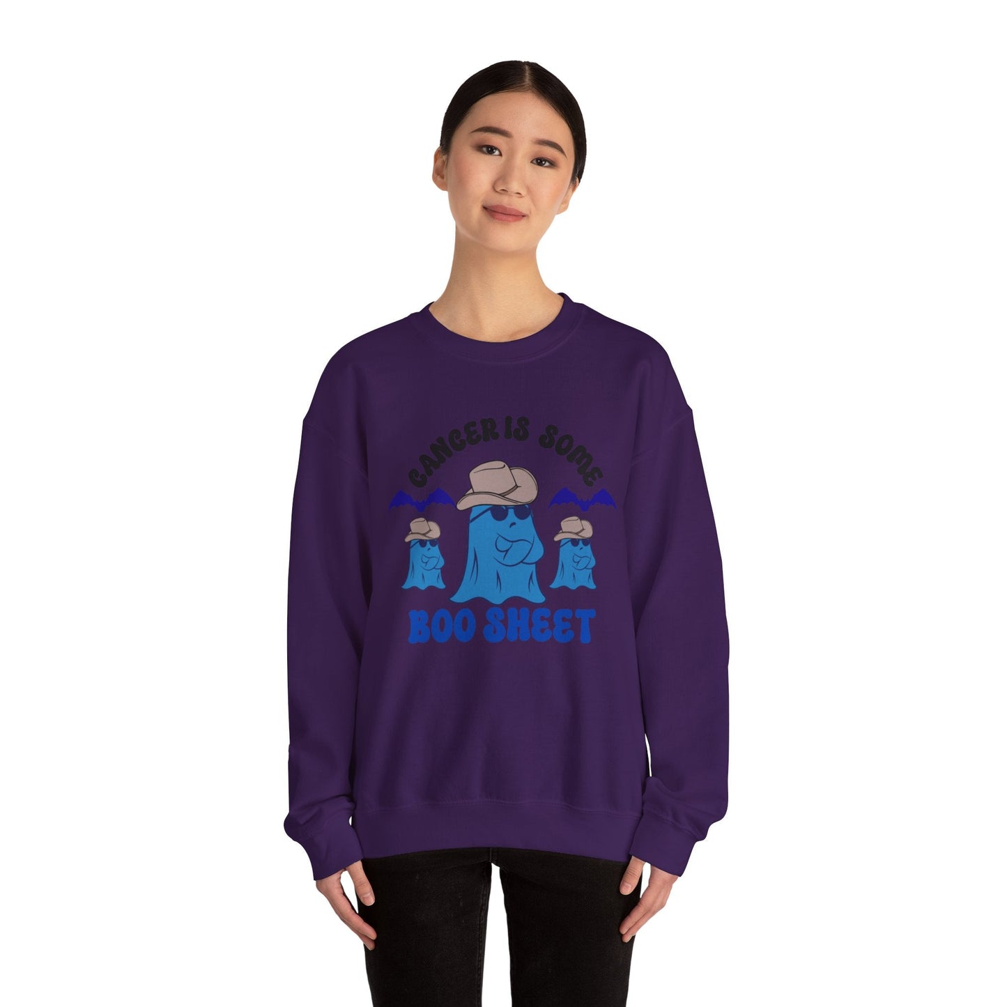 Cancer is Boo Sheet Unisex Sweatshirt - Crafts By Q LLC