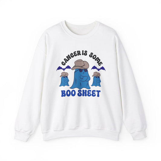 Cancer is Boo Sheet Unisex Sweatshirt - Crafts By Q LLC