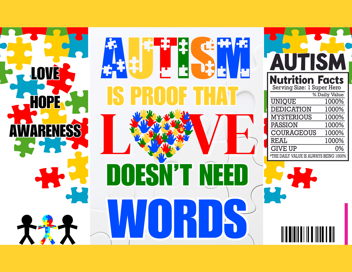 12 autism awareness party favor bundle